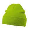 Knitted Cap James & Nicholson - limegreen