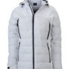 Ladies Outdoor Hybrid Jacket James & Nicholson - white