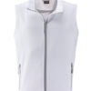 Ladies Promo Softshell Vest  James & Nicholson - white white