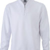 Werbeartikel Sweater Zip - white