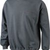 Werbeartikel Sweatshirt Round Pocket Men - graphite