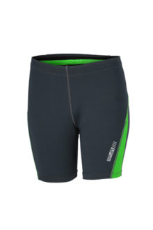 Ladies Running Short Tights James & Nicholson - iron grey green