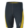 Mens Running Short Tights James & Nicholson - iron grey lemon