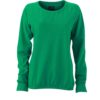 Ladies' Basic Raglan Sweat James & Nicholson - simply green